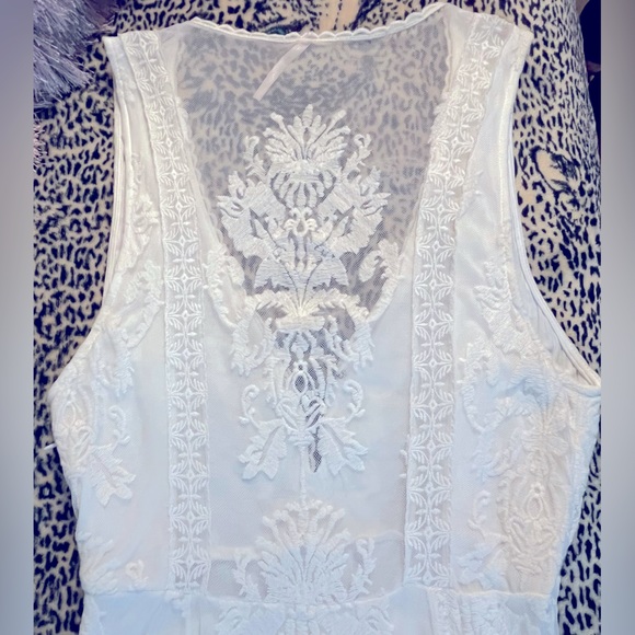 🌹Free People lace mini dress - Picture 1 of 16